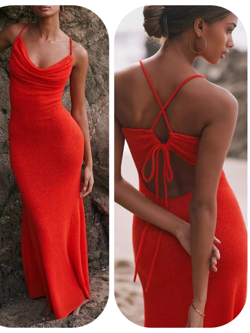 NEW Anthropologie Sunday in Brooklyn Sleeveless Knit Midi/Maxi Dress XL, Red
